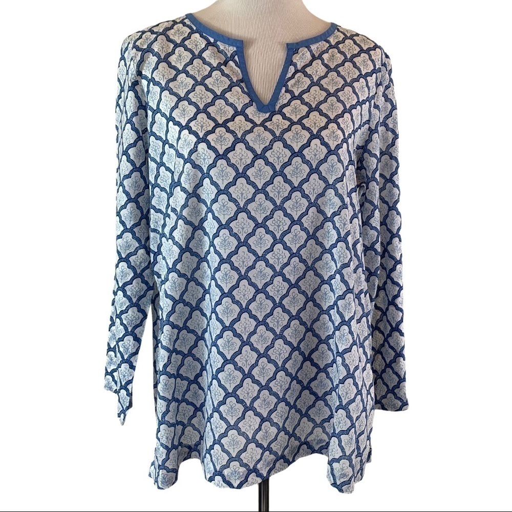 J Jill v-neck long sleeve top